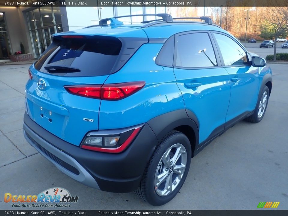 2023 Hyundai Kona SEL AWD Teal Isle / Black Photo #2