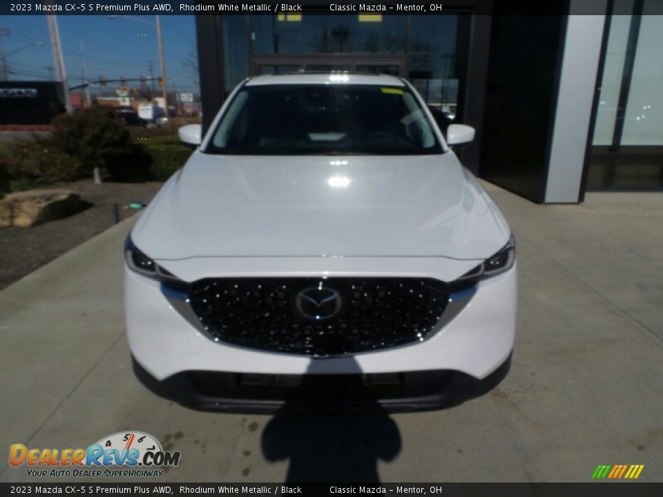 2023 Mazda CX-5 S Premium Plus AWD Rhodium White Metallic / Black Photo #2