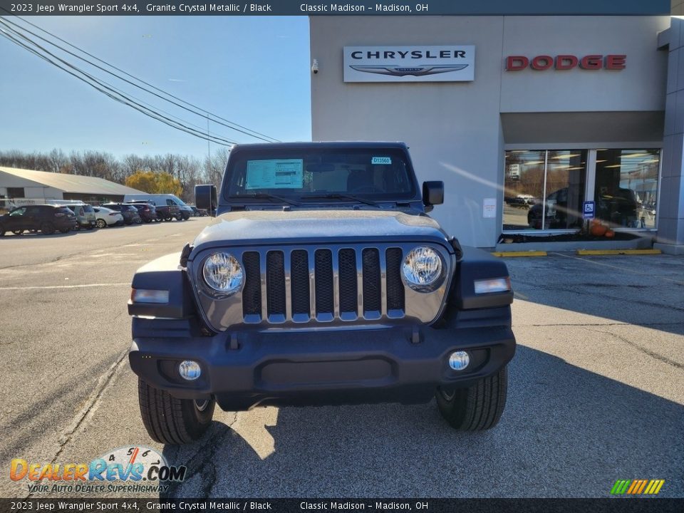 2023 Jeep Wrangler Sport 4x4 Granite Crystal Metallic / Black Photo #7