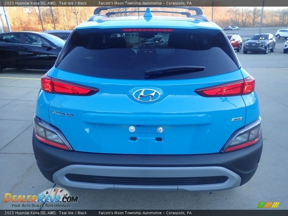 2023 Hyundai Kona SEL AWD Teal Isle / Black Photo #3