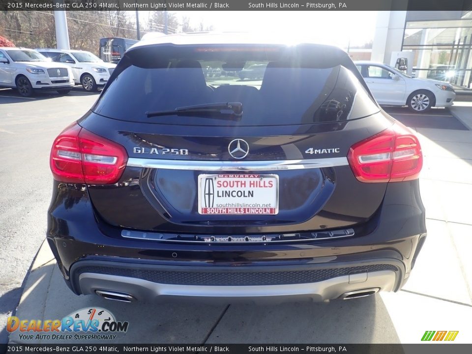 2015 Mercedes-Benz GLA 250 4Matic Northern Lights Violet Metallic / Black Photo #4