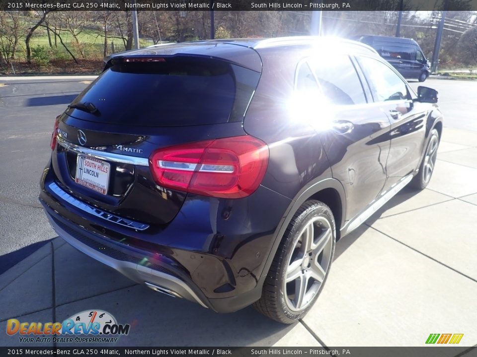 2015 Mercedes-Benz GLA 250 4Matic Northern Lights Violet Metallic / Black Photo #6