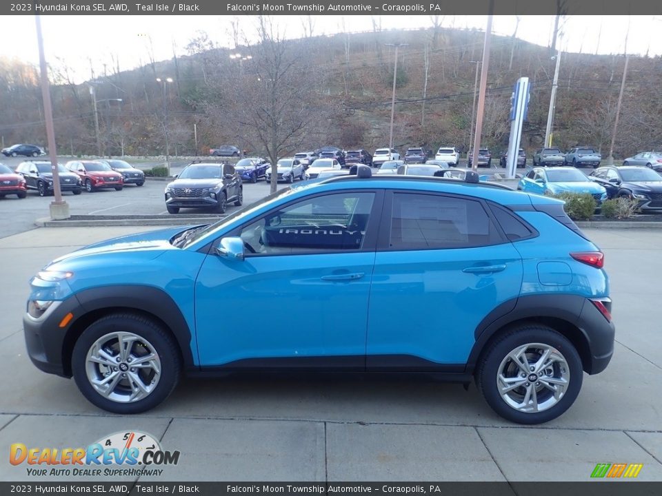 2023 Hyundai Kona SEL AWD Teal Isle / Black Photo #6