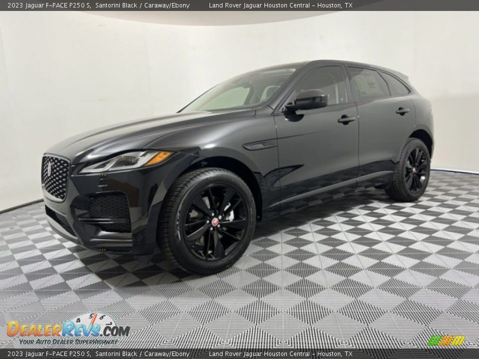 2023 Jaguar F-PACE P250 S Santorini Black / Caraway/Ebony Photo #1