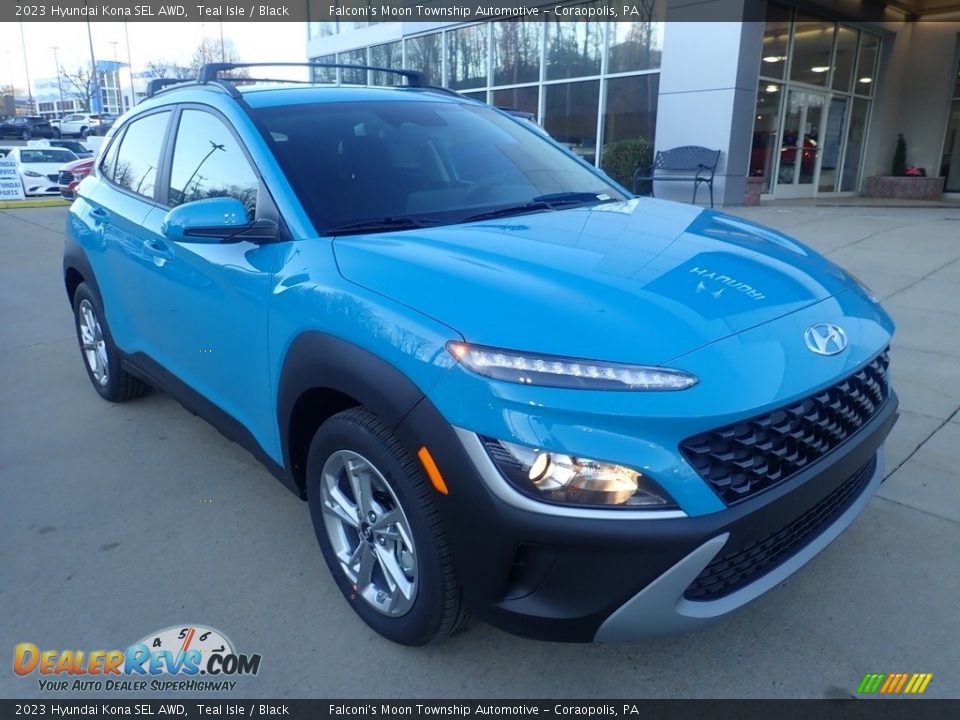 2023 Hyundai Kona SEL AWD Teal Isle / Black Photo #9