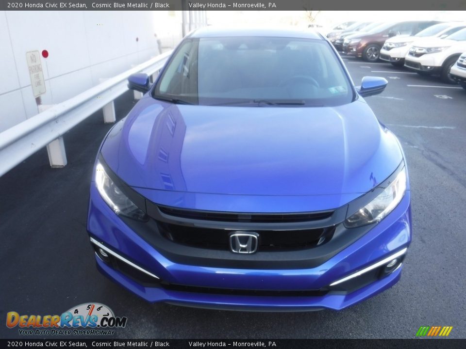 2020 Honda Civic EX Sedan Cosmic Blue Metallic / Black Photo #4