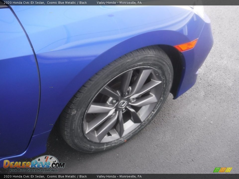 2020 Honda Civic EX Sedan Cosmic Blue Metallic / Black Photo #6