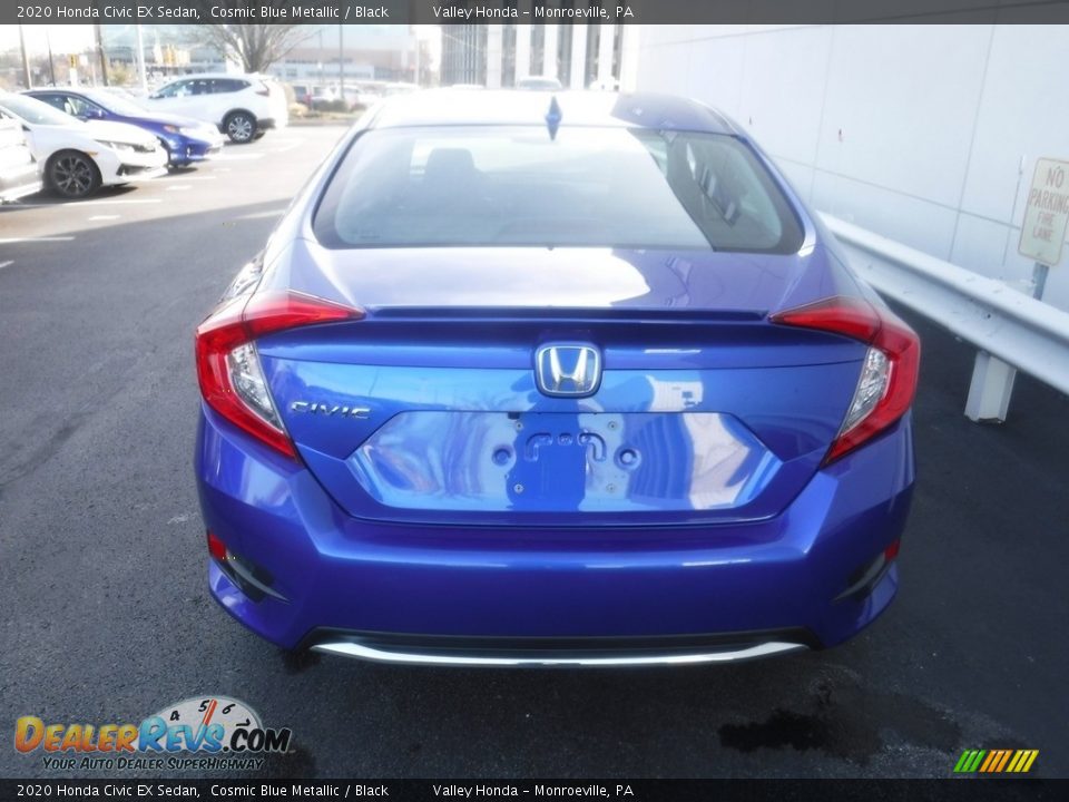 2020 Honda Civic EX Sedan Cosmic Blue Metallic / Black Photo #8