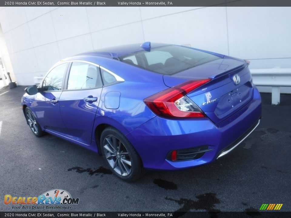 2020 Honda Civic EX Sedan Cosmic Blue Metallic / Black Photo #9