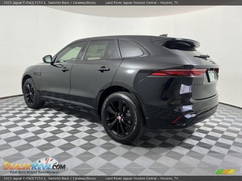 2023 Jaguar F-PACE P250 S Santorini Black / Caraway/Ebony Photo #10