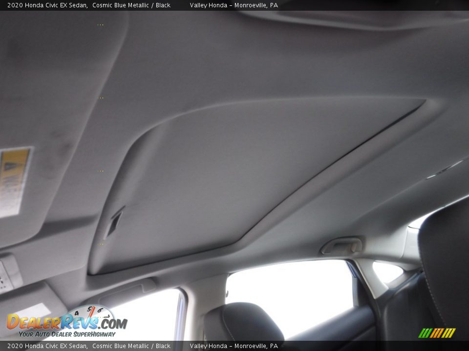 2020 Honda Civic EX Sedan Cosmic Blue Metallic / Black Photo #10