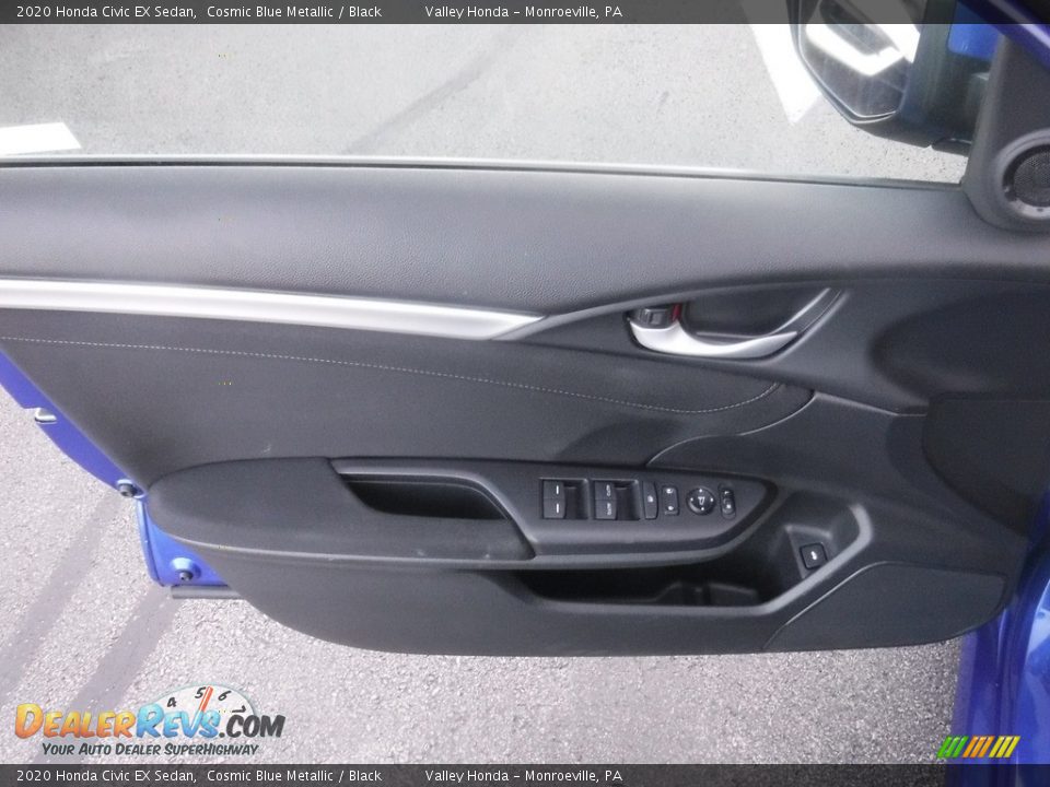 2020 Honda Civic EX Sedan Cosmic Blue Metallic / Black Photo #11