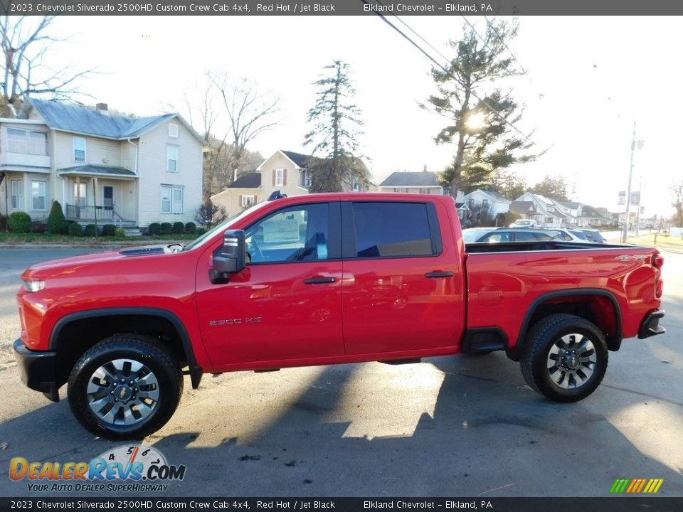 Red Hot 2023 Chevrolet Silverado 2500HD Custom Crew Cab 4x4 Photo #11