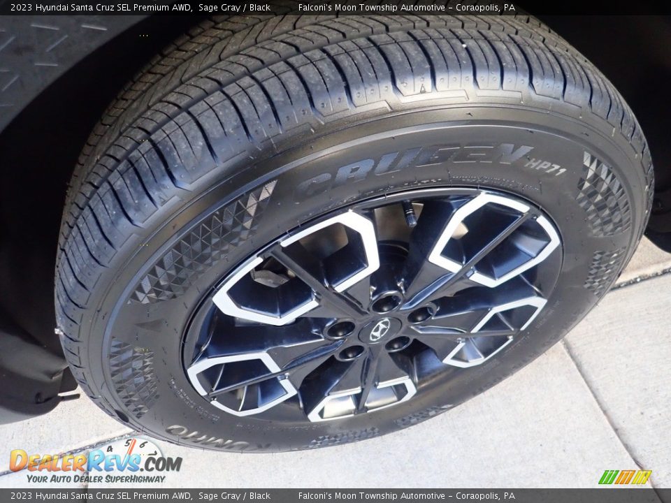 2023 Hyundai Santa Cruz SEL Premium AWD Sage Gray / Black Photo #9