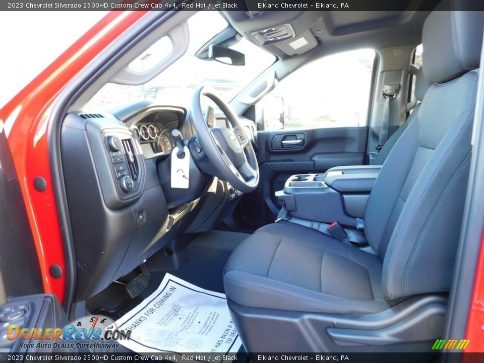Front Seat of 2023 Chevrolet Silverado 2500HD Custom Crew Cab 4x4 Photo #19