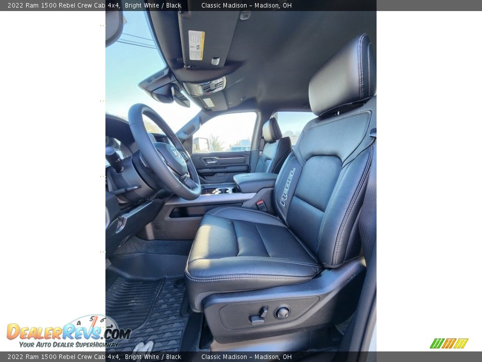 2022 Ram 1500 Rebel Crew Cab 4x4 Bright White / Black Photo #2