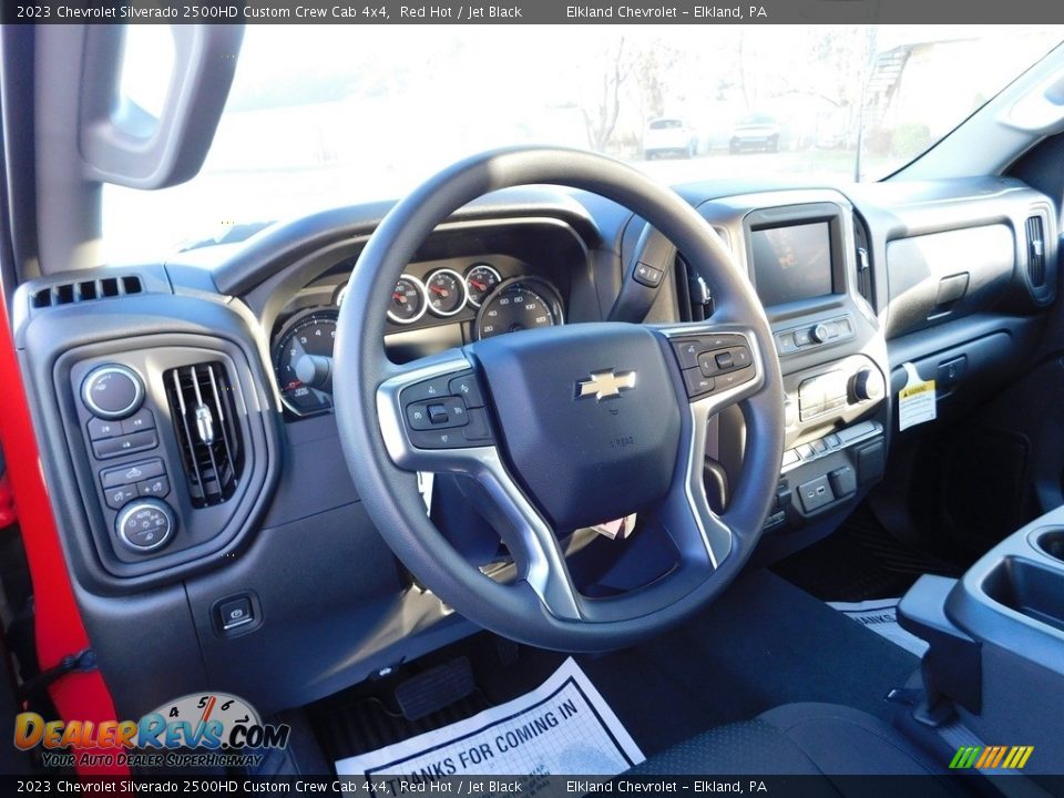 Dashboard of 2023 Chevrolet Silverado 2500HD Custom Crew Cab 4x4 Photo #20