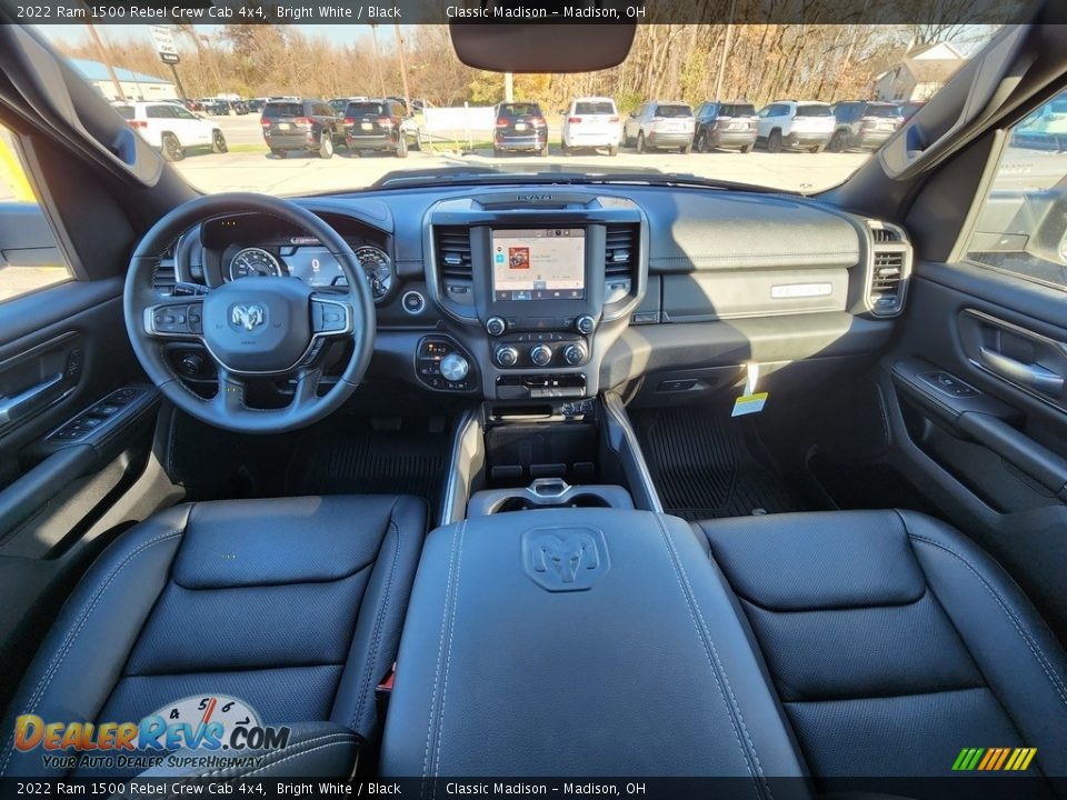 2022 Ram 1500 Rebel Crew Cab 4x4 Bright White / Black Photo #4