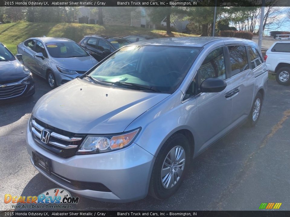 2015 Honda Odyssey LX Alabaster Silver Metallic / Gray Photo #2