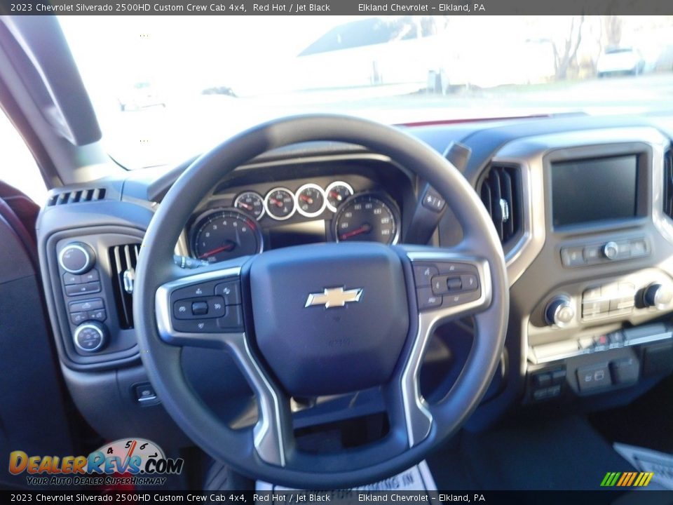 2023 Chevrolet Silverado 2500HD Custom Crew Cab 4x4 Steering Wheel Photo #21