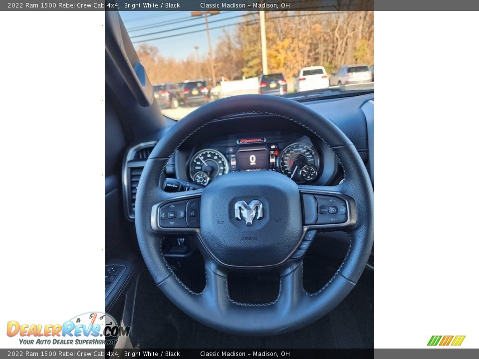 2022 Ram 1500 Rebel Crew Cab 4x4 Bright White / Black Photo #5