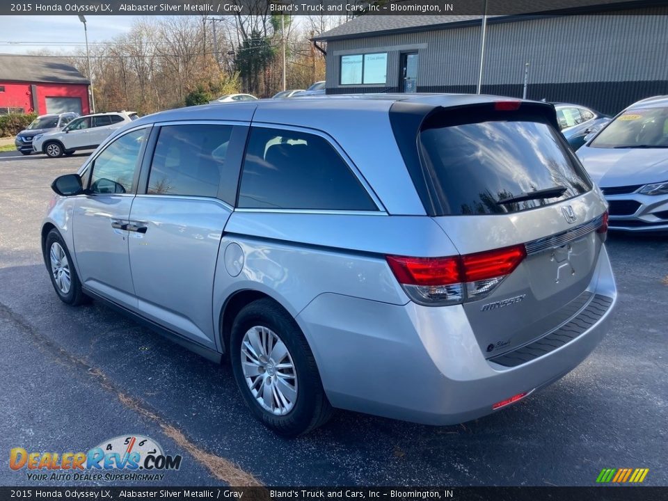 2015 Honda Odyssey LX Alabaster Silver Metallic / Gray Photo #3