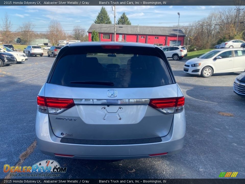 2015 Honda Odyssey LX Alabaster Silver Metallic / Gray Photo #4