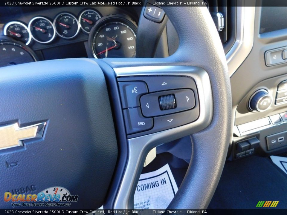 2023 Chevrolet Silverado 2500HD Custom Crew Cab 4x4 Steering Wheel Photo #23