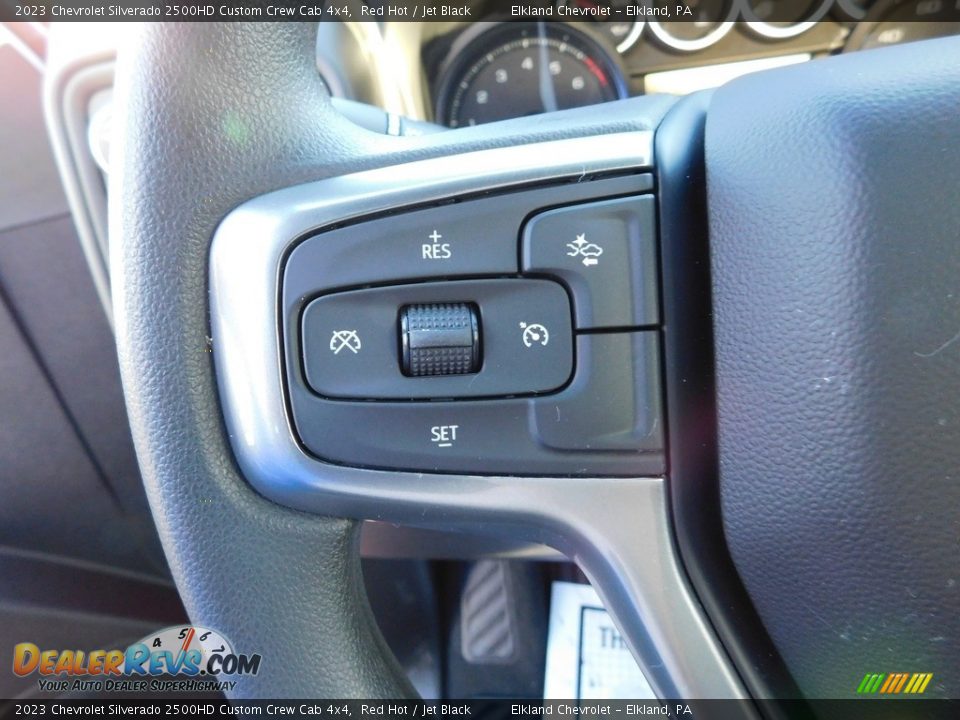 2023 Chevrolet Silverado 2500HD Custom Crew Cab 4x4 Steering Wheel Photo #24
