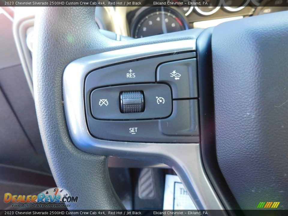 2023 Chevrolet Silverado 2500HD Custom Crew Cab 4x4 Steering Wheel Photo #24