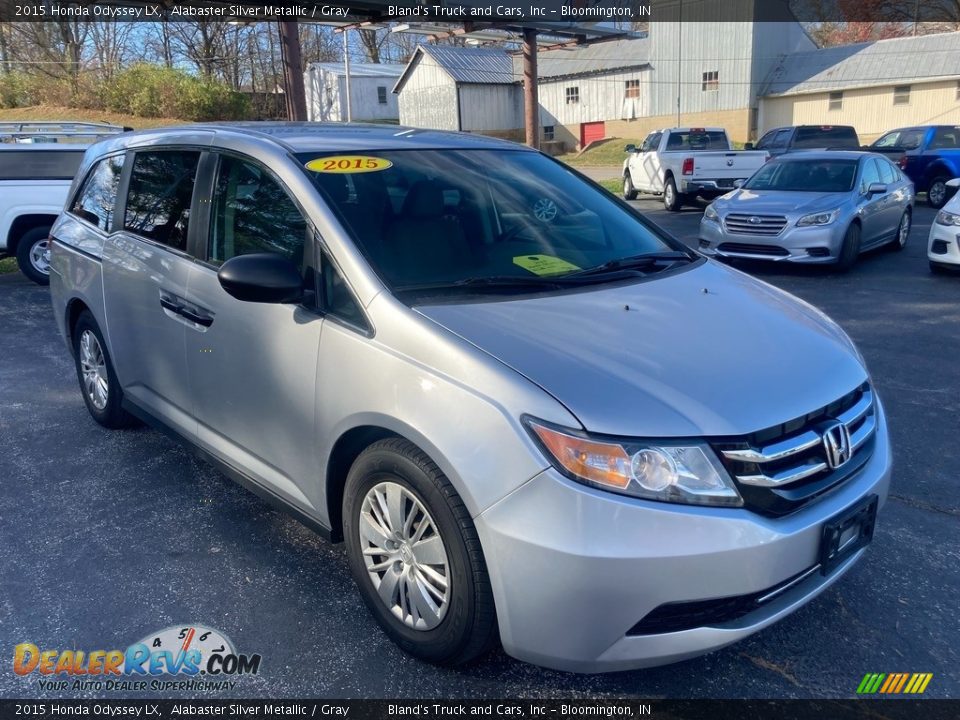 2015 Honda Odyssey LX Alabaster Silver Metallic / Gray Photo #7