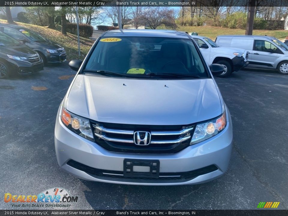 2015 Honda Odyssey LX Alabaster Silver Metallic / Gray Photo #8