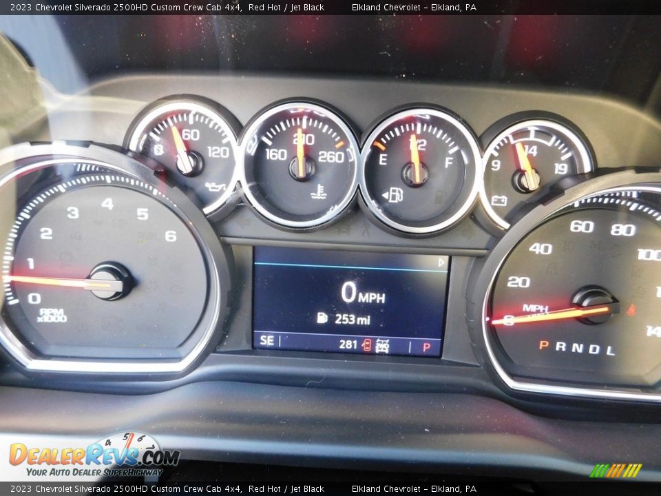 2023 Chevrolet Silverado 2500HD Custom Crew Cab 4x4 Gauges Photo #27