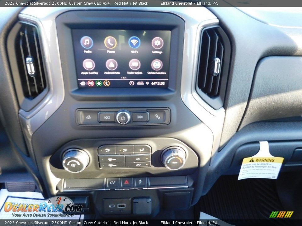 Controls of 2023 Chevrolet Silverado 2500HD Custom Crew Cab 4x4 Photo #28