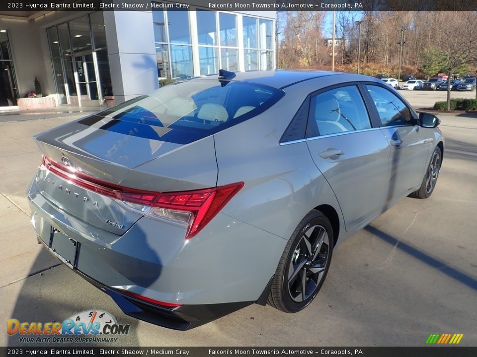 2023 Hyundai Elantra Limited Electric Shadow / Medium Gray Photo #2