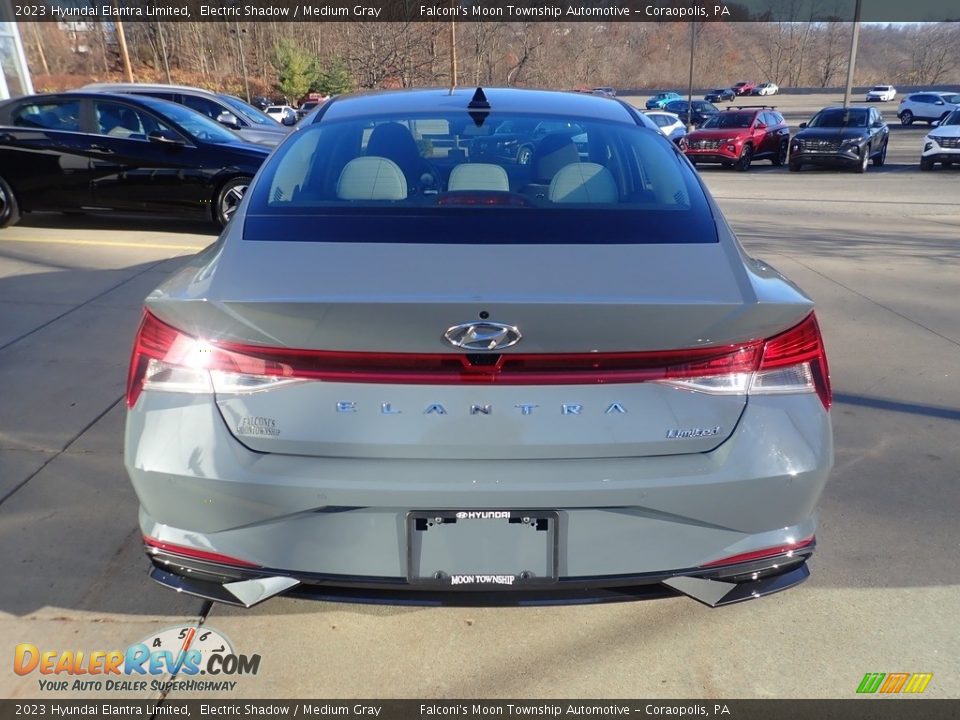 2023 Hyundai Elantra Limited Electric Shadow / Medium Gray Photo #3