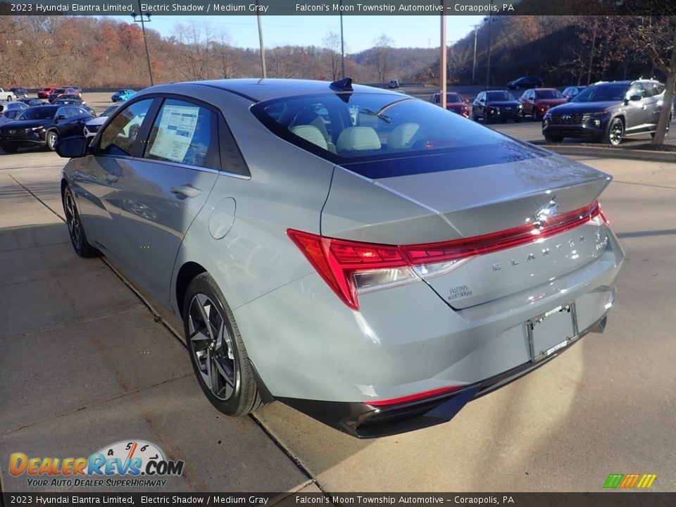 2023 Hyundai Elantra Limited Electric Shadow / Medium Gray Photo #5