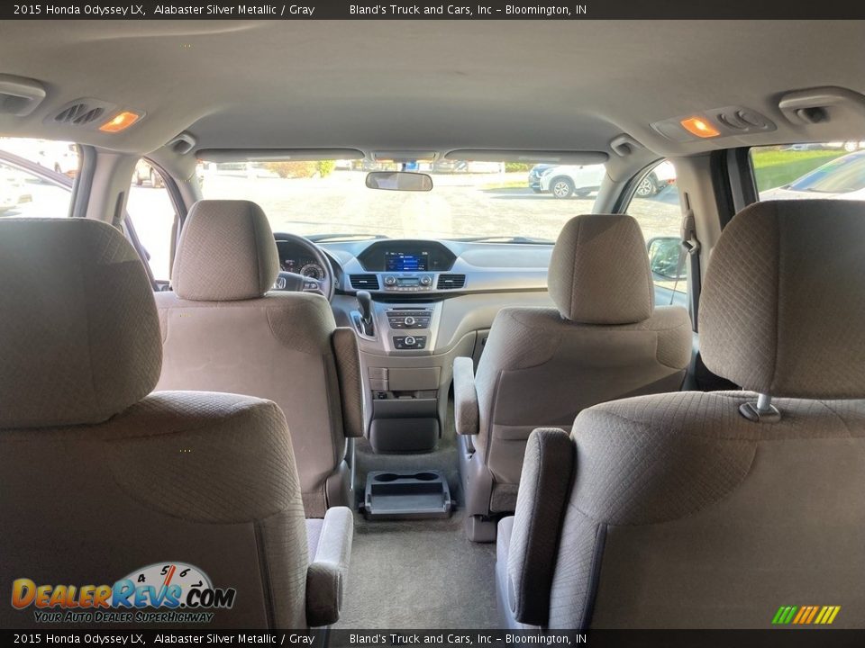 2015 Honda Odyssey LX Alabaster Silver Metallic / Gray Photo #34