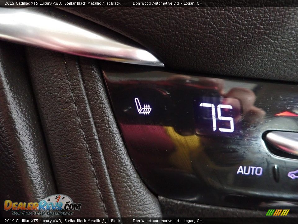 2019 Cadillac XT5 Luxury AWD Stellar Black Metallic / Jet Black Photo #6