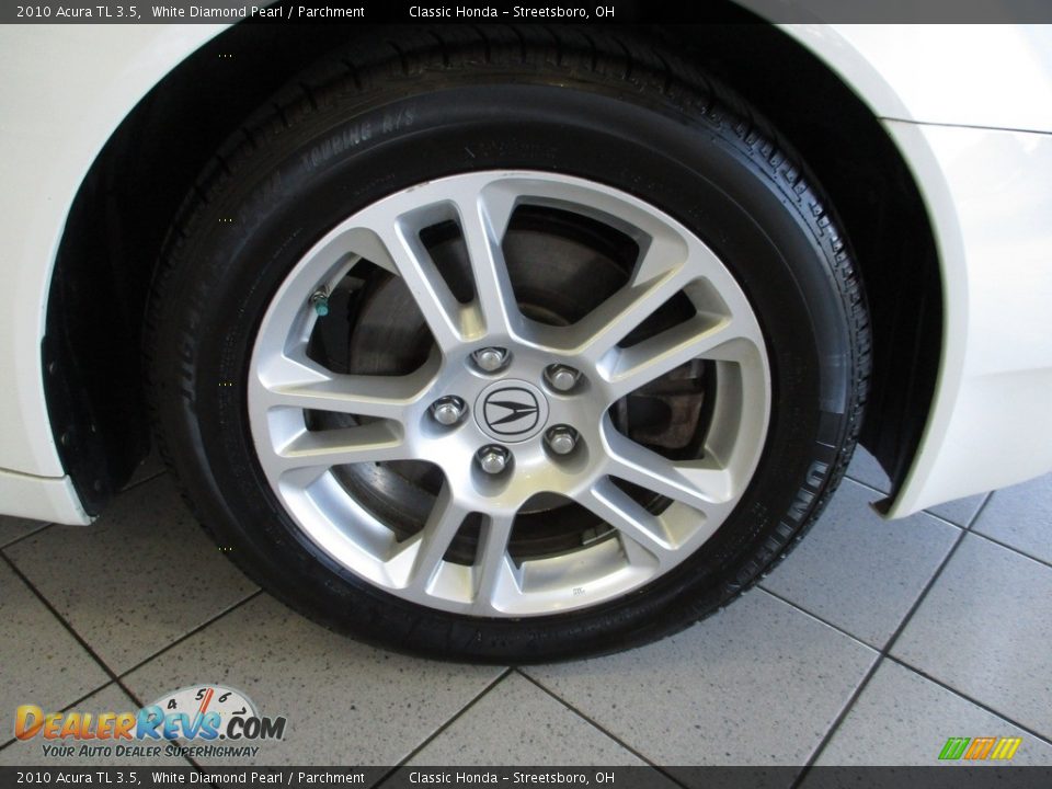 2010 Acura TL 3.5 White Diamond Pearl / Parchment Photo #5