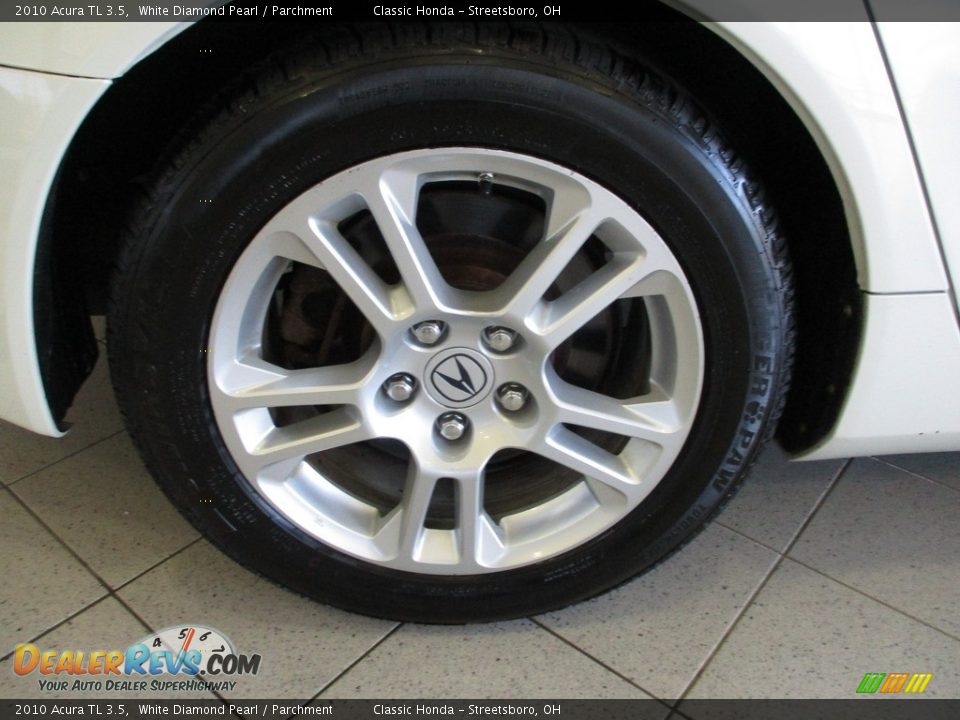 2010 Acura TL 3.5 White Diamond Pearl / Parchment Photo #6