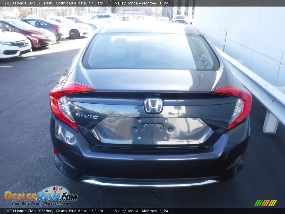 2020 Honda Civic LX Sedan Cosmic Blue Metallic / Black Photo #7