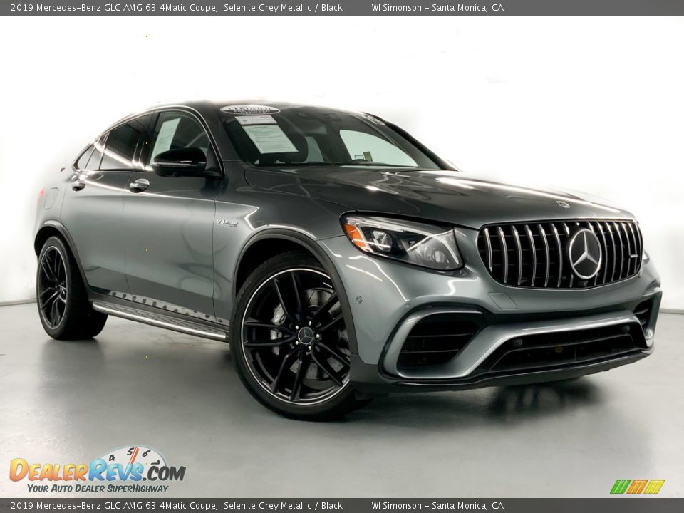 2019 Mercedes-Benz GLC AMG 63 4Matic Coupe Selenite Grey Metallic / Black Photo #2