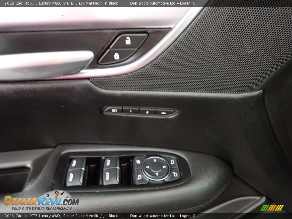 2019 Cadillac XT5 Luxury AWD Stellar Black Metallic / Jet Black Photo #14