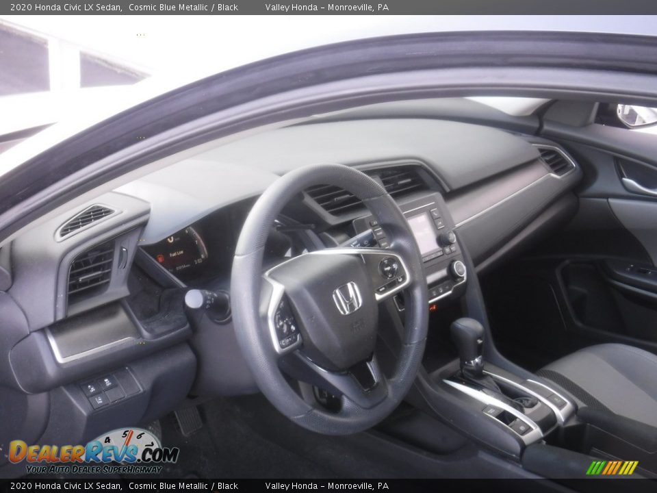 2020 Honda Civic LX Sedan Cosmic Blue Metallic / Black Photo #10