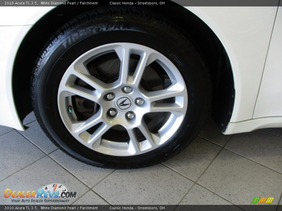 2010 Acura TL 3.5 White Diamond Pearl / Parchment Photo #12