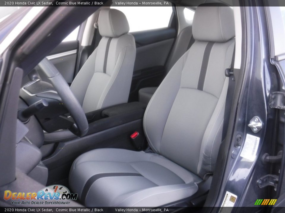 2020 Honda Civic LX Sedan Cosmic Blue Metallic / Black Photo #11