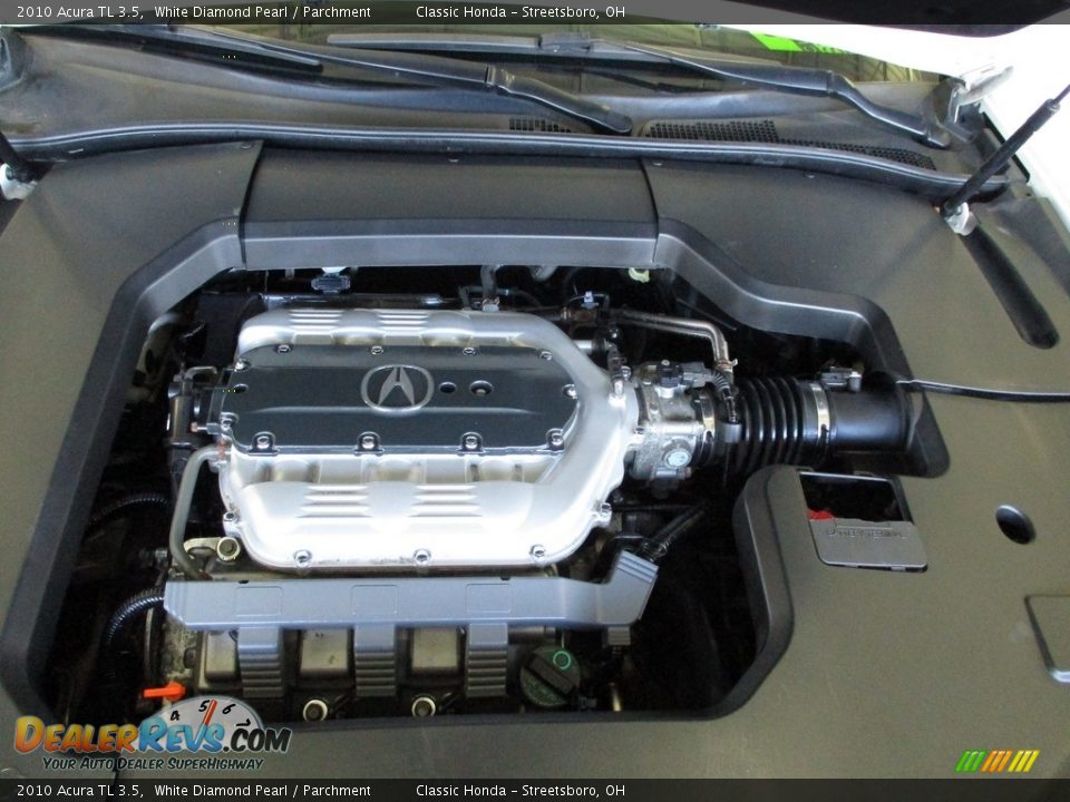 2010 Acura TL 3.5 White Diamond Pearl / Parchment Photo #13