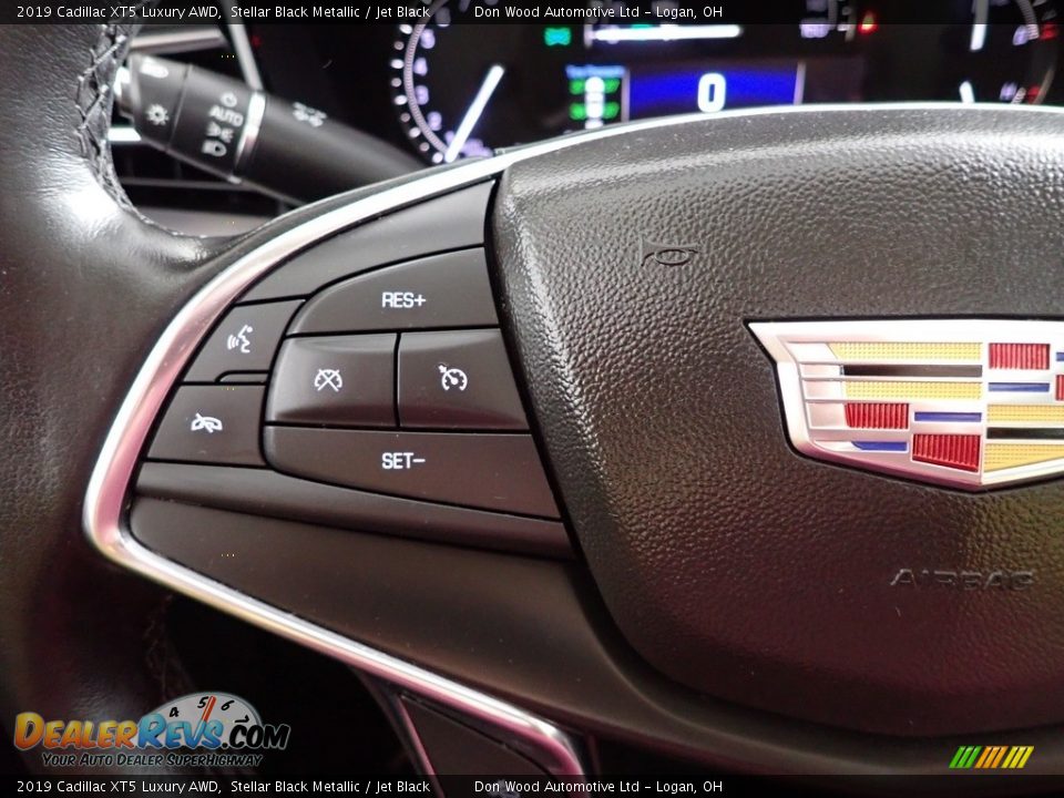 2019 Cadillac XT5 Luxury AWD Stellar Black Metallic / Jet Black Photo #18