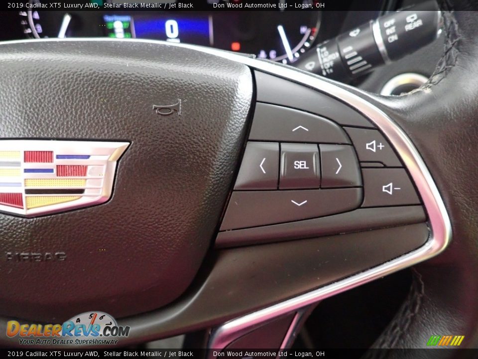 2019 Cadillac XT5 Luxury AWD Stellar Black Metallic / Jet Black Photo #19